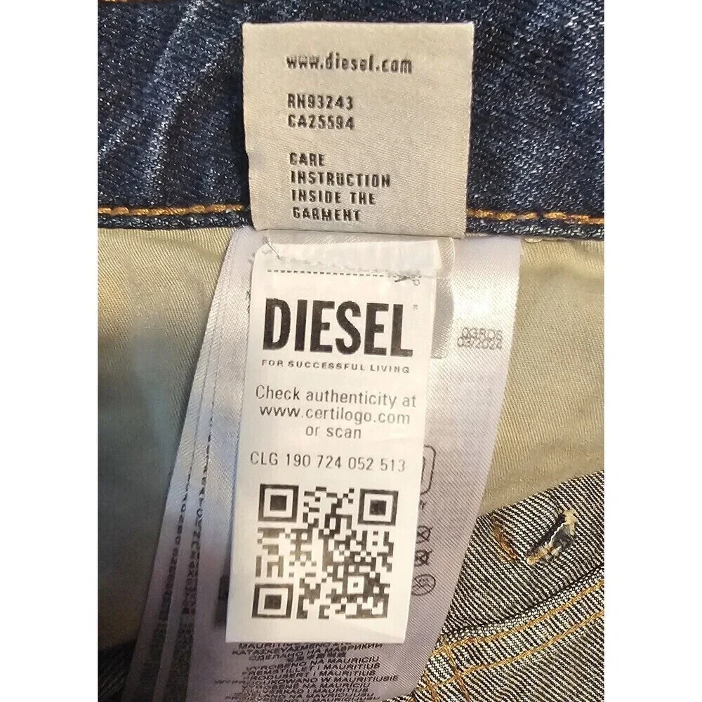 Diesel Womens De-Yuba 5-Pocket Size W28 Mid Rise Medium Wash Denim Shorts NEW - Picture 6 of 16